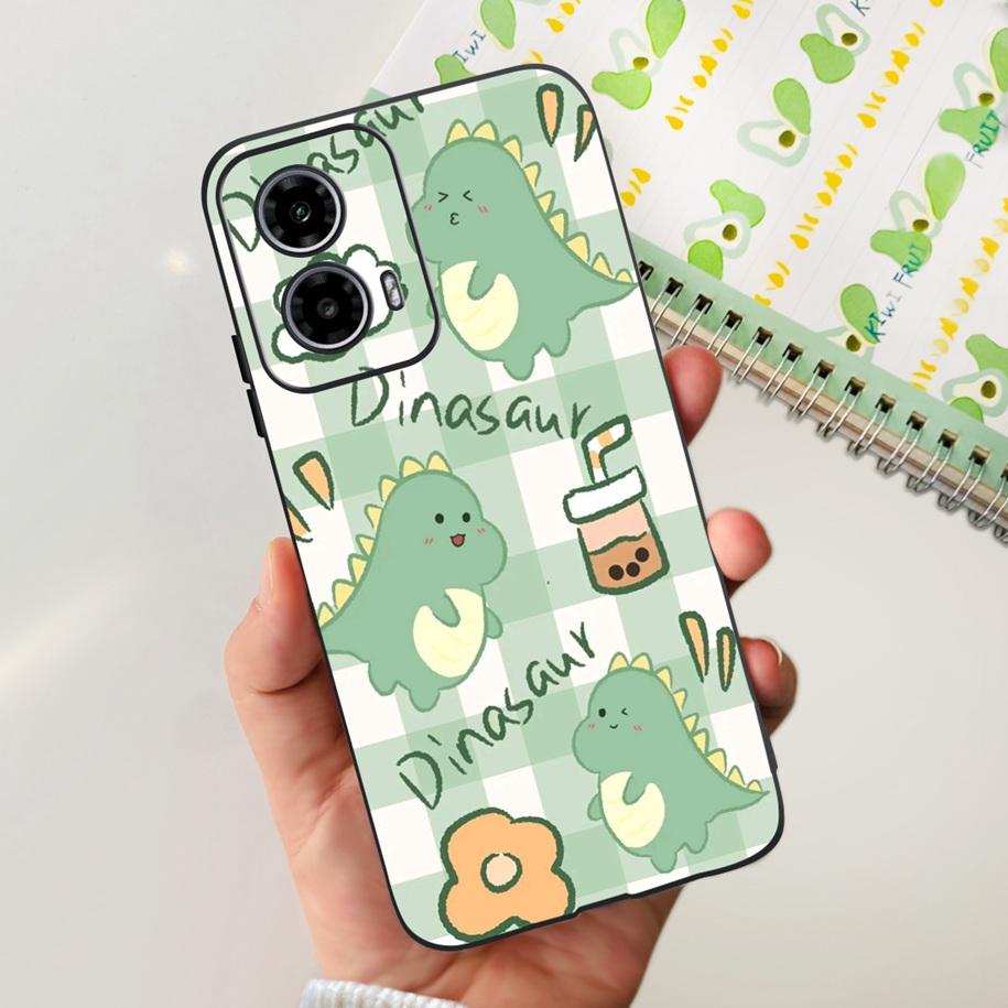 For Motorola Moto G24 Power Case 2024 New Fashion Flower Silicone Soft Back Cover For Moto G24 G34 Phone Case MotoG24 G 24 Coque