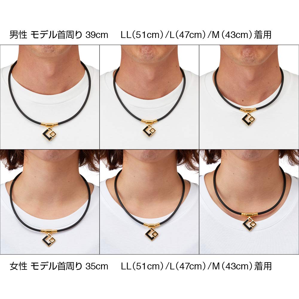 Colantotte TAO Stainless Steel Necklace AURA Premium Gold ABAPH52L