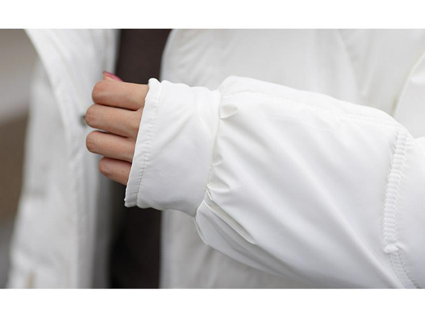 Shiny Wash-Free Hooded Down Cotton Women's Winter Jacket - Short Korean Style, Thickened and Fashionable.