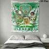 Celtic Football Club Wall Hanging Printed Fabric Blanket Decorative Tapestries for Bedroom Living Room Home Decor