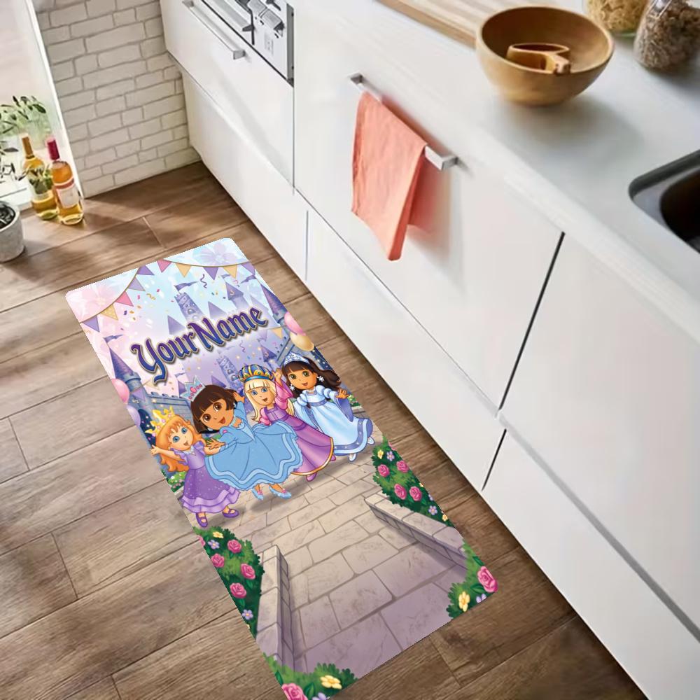 Dora Explorer Customize Your Name Kitchen Rug Runner Rug Laundry Mat Hallway Entryway The Best Gift Choice