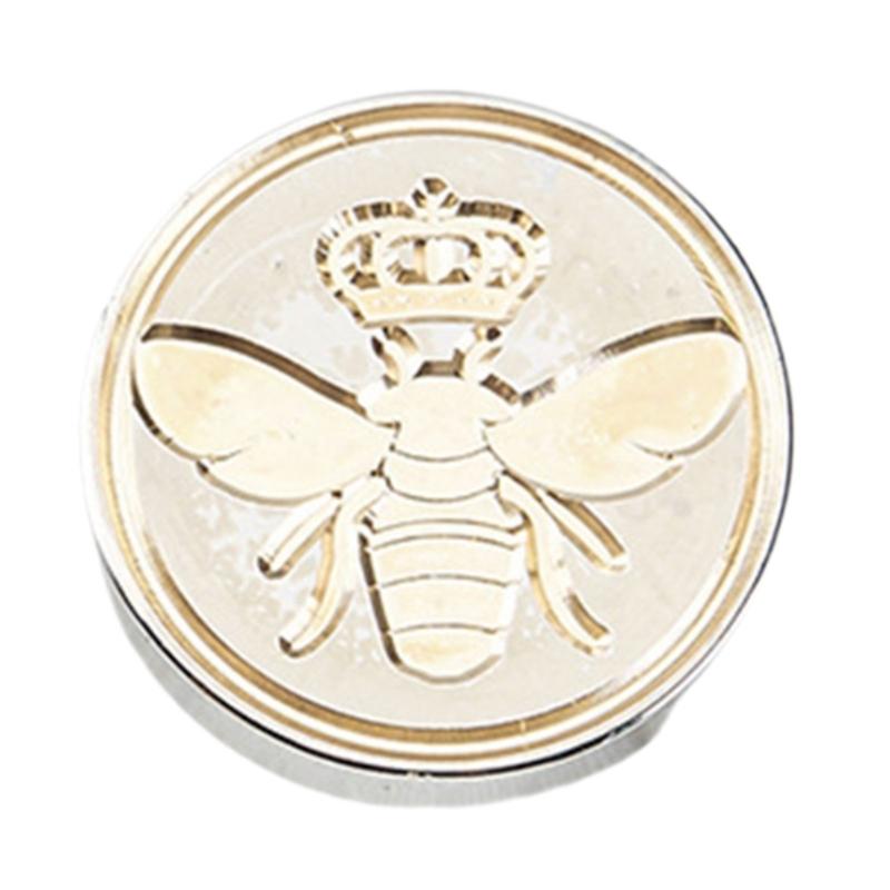 Flower Wax Seal Stamp Brass Head Bees Sealing Wax Stamp for Invitation Greeting Card Envelope Scrapbooking Decorations