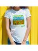T-shirt en coton à manches courtes Wounisex Inspiré de l'été Imprimé Ciel Fleuri Pour un Style Décontracté d'Extérieur Jeune Wounisex
