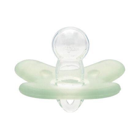 CANPOL 24/002 Pacifier 100% Silicone 6-12m Symmetrical 1 Pc Green