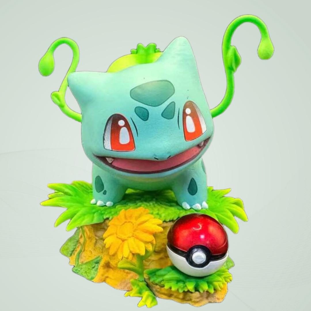 

Digital Monster 2D figurine set - Frog Seed scene anime figurine model 10cm зелёный