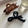 Soft Ribbon Bowknot Hair Clip for Women and Girls Fashionable and Versatile  Headwear Crab Hair Clips Hair Accessory