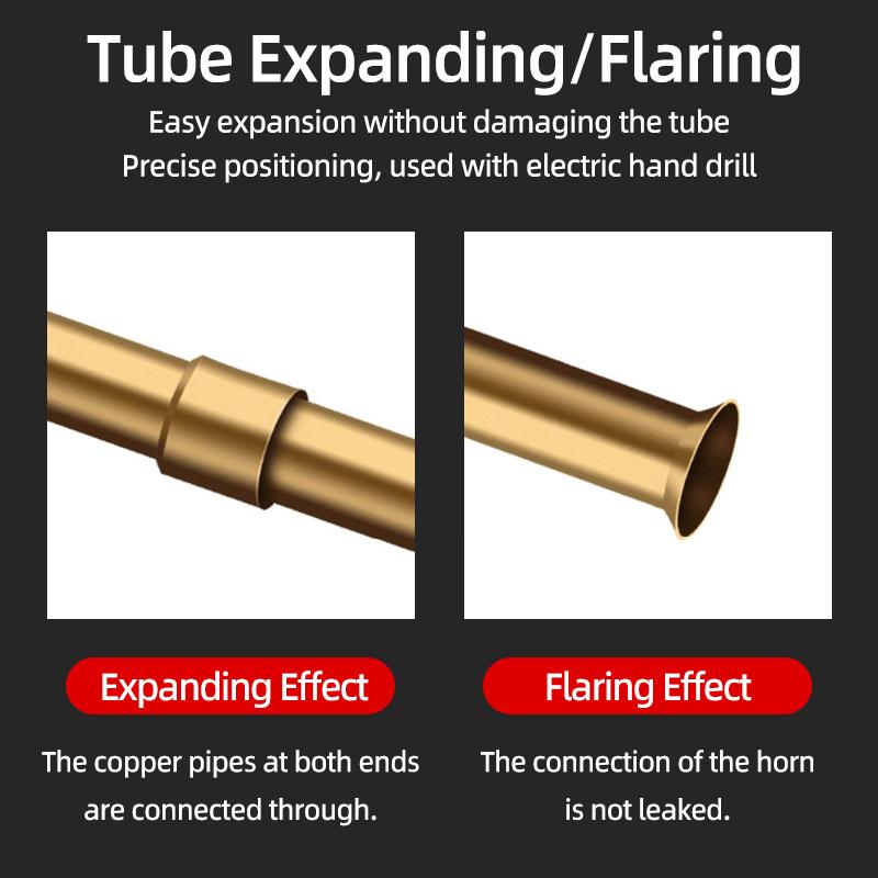 Rozszerzarka do rur Klimatyzator Lodówka Rura miedziana Narzędzie do kielichowania Rozszerzarki do rur Instalacja Naprawa Konserwacja Zestaw narzędzi do przejęcia