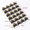 Korean Retro Kraft Paper Photo Corner Stickers, DIY Colorful Album Accessories for Baby Albums