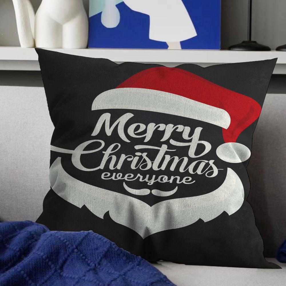 Merry Christmas Pillow Anime Pillow Sofa Bed Head Pillow Cover Cushion Cover 45x45 Cm Fashion