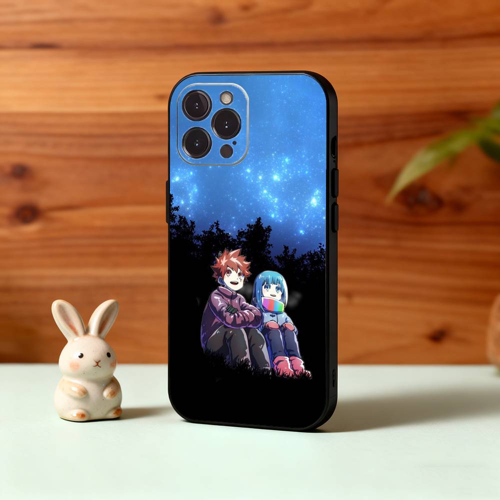 Night S-Sakuras Big Operation Phone Case For iPhone17,16,15,14,13,12Plus,Pro Max,XS,5G Soft Silicone Black Cover