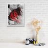 DIY Diamond Painting Red Flowers Cross Stitch Kit Mosaic Art Diamond Painting Full Circle/Square Diamond Home Decoration