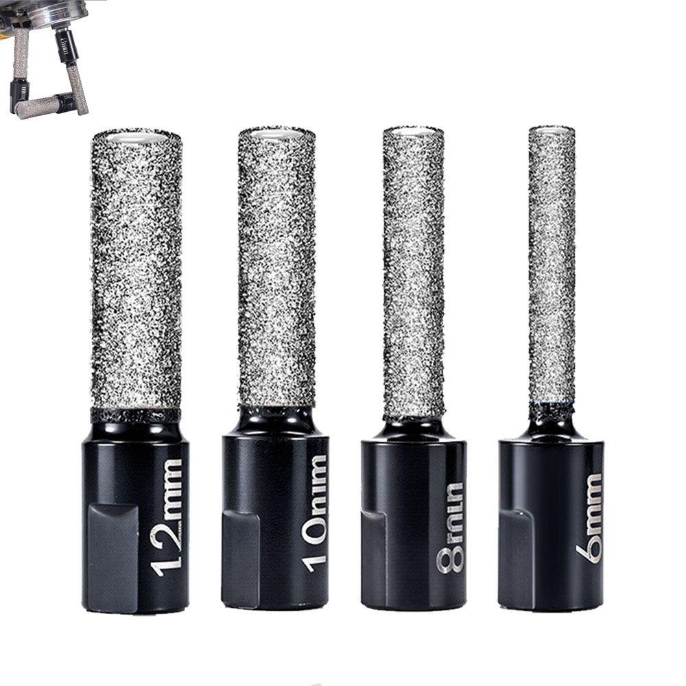 M10 Diamond Brazed Backwater Grinding Wheel Bit 6-12mm Portable Angle Grinder Dry-drilling Bit Angle Grinder Bit