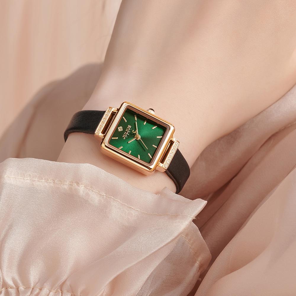 Jyullieoseu Ja-1314 Women'S Square Wristwatch