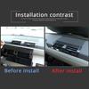 1pcs ABS Car Interior Center Console Air Conditioning Vent Cover Trim for Land Rover Defender 110 2020 (Carbon Fiber Style)
