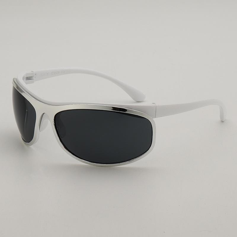 

JYL TS Round Metal Sunglasses UV Protection 118202 A-4875 яскраве небо синє кольору