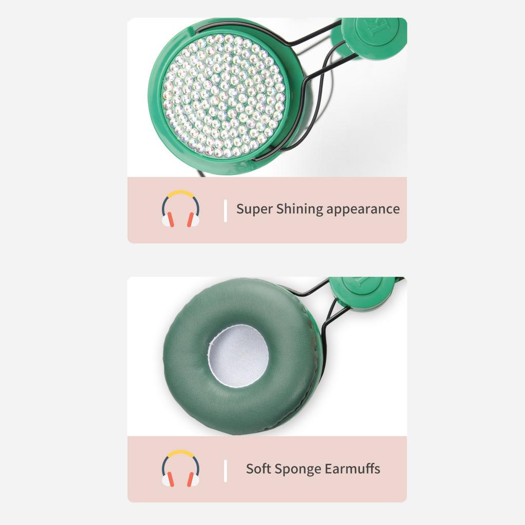 Cute Dinosaur Cartoon Kids Boys Wired Headphone Headset With Microphone