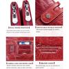 Fashion New Ladies Wallet Leather Casual Long Layer Cowhide Female Clutch
