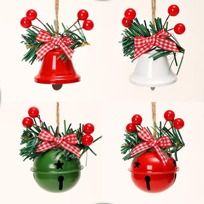 Weihnachtsschmuck Kranz Glocken Anhänger Weihnachtsbaum Anhänger Tür hängen Fenster Szene Layout Wand hängen Lieferungen