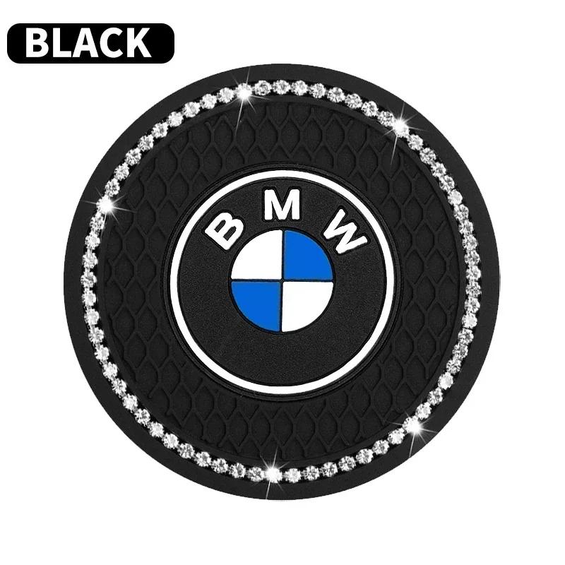 

2025 E46 x5 1/2pcs Non-slip Car Water Cup Pad Diamond Bottle Holder Coaster For bmw e46 e39 e90 e60 e30 f10 f11 f20 f30 g20 g30