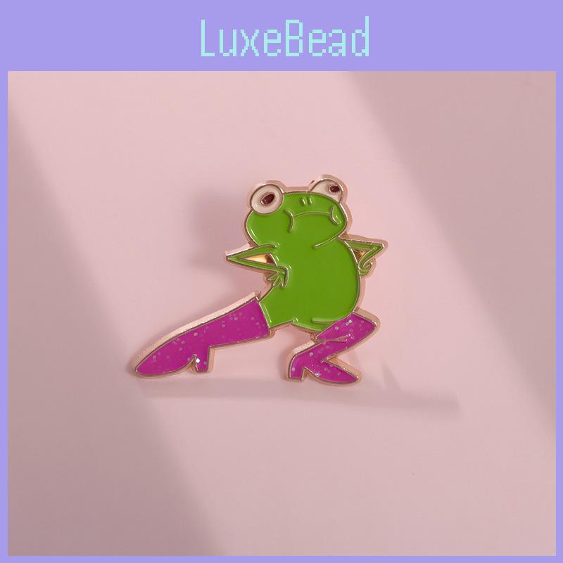 Creative New Stylish Unique Frog Dancing Animal Badge Pin Personal Brooch For All
