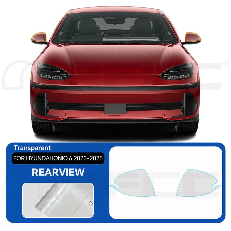 For Hyundai Ioniq 6 2024 Headlight Rearview Film B Pillars Paint Protection Film Transparent TPU Anti-scratch Repair Refit