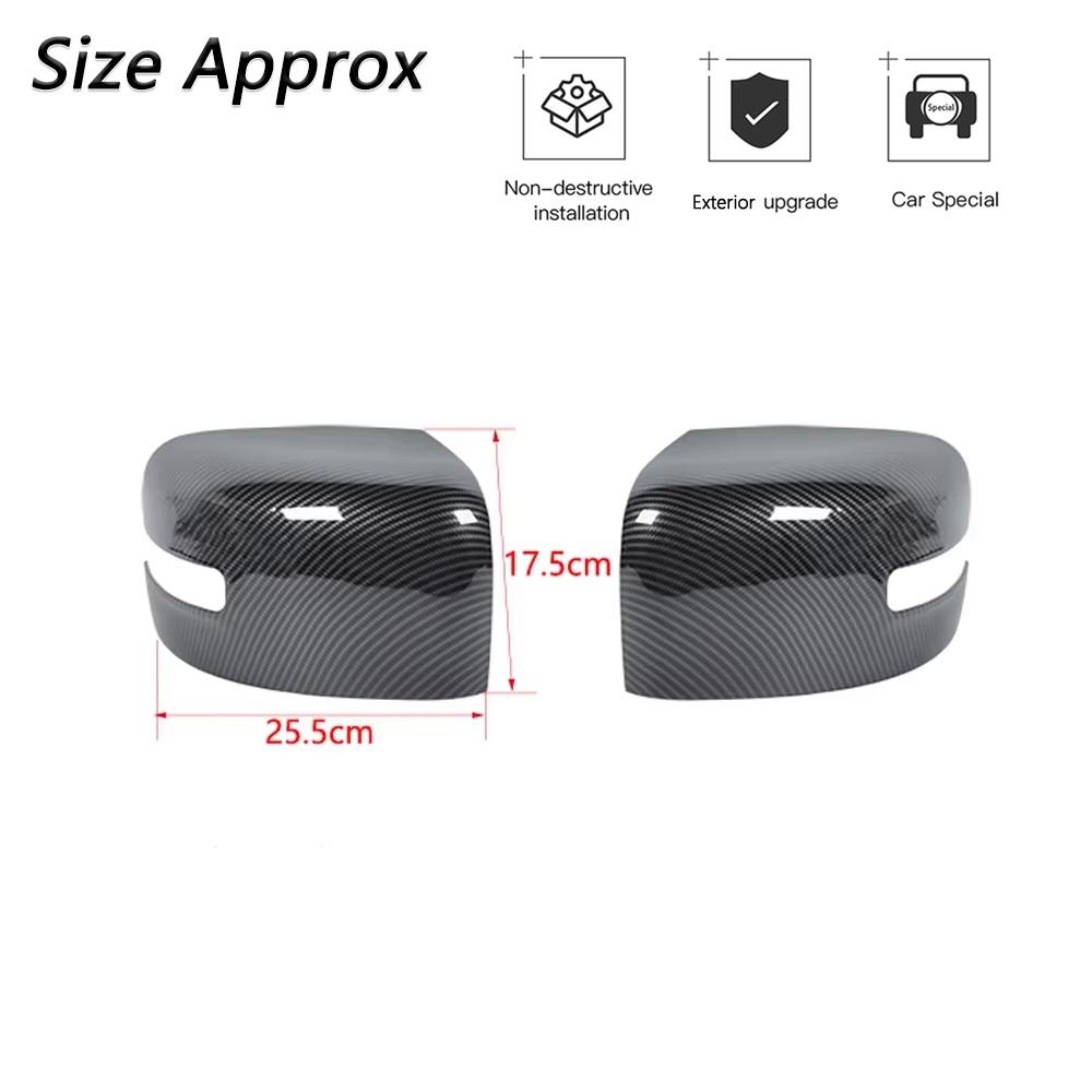 Rear View Mirror Cover Trim for Jeep Renegade 2016-2026 Side Mirror Shell Protector Shell Carbon Fiber Car Styling Accessories
