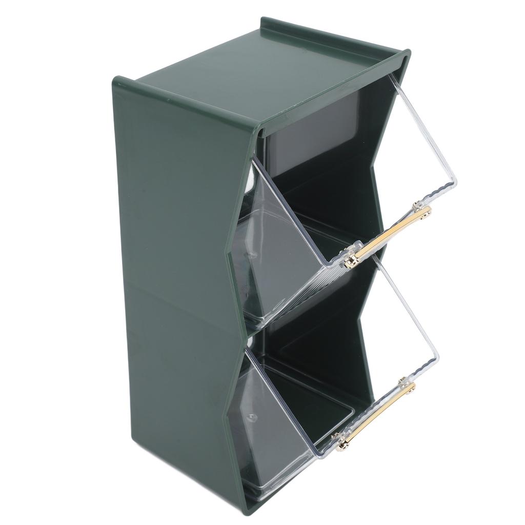 Tea Bag Storage Box Separate Storage Large Opening Beautiful Tea Bag Organizer for Capsules Coffee