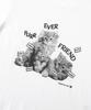 SUIBOM Fur Ever Friend Crop T-Shirt - Off-White