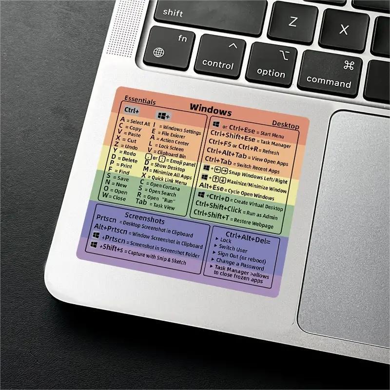 Windows/Word Keyboard Shortcut Sticker Set for Laptop Decoration
