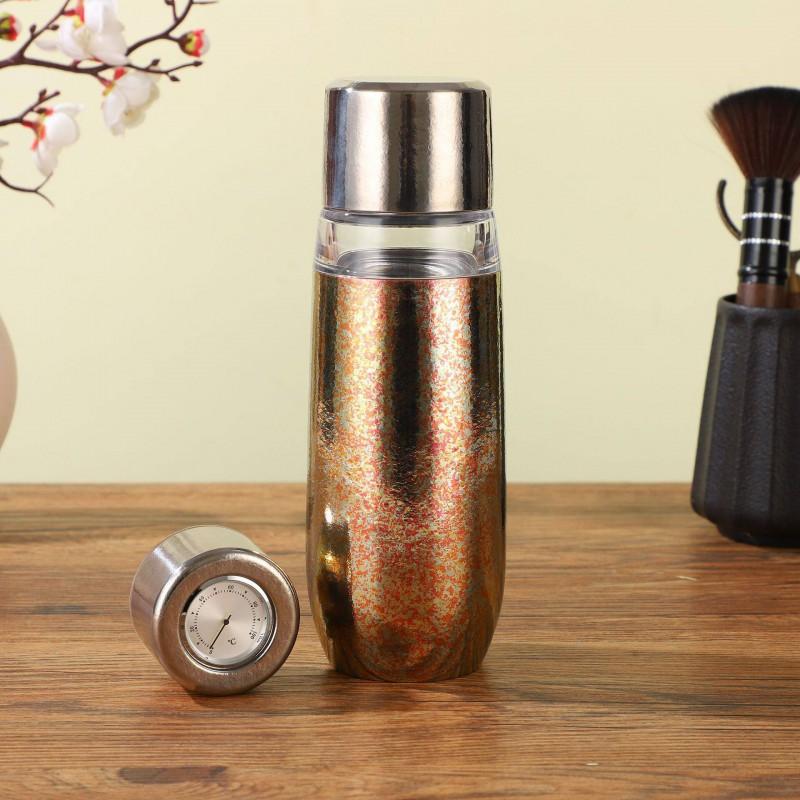Titanium Vacuum Insulated Tea Infuser Travel Mug With Magnetic Lid 450ml Lightweight Luxury Cup Office Outdoor