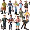 Cross-Border Simulation Farm Ranch Shepherd and Farmer Dolls