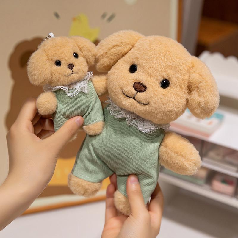 Cartoon Adorable Poodle Plushies Doll Stuffed Animals Dog Soft Puppy Kids Toys Baby Sleeping Pillow Backpack Decor Xmas Gifts
