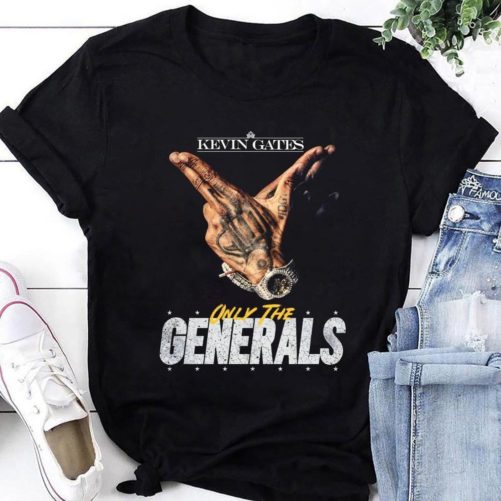 Only The Generals Tour 2023 Kevin Gates , Kevin Gates Merch, Rapper Kevin Unisex T-Shirt M