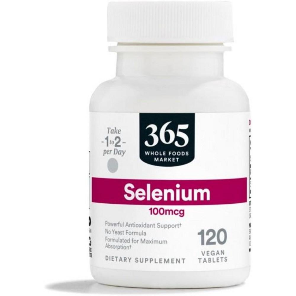 365 By Whole Foods Market Selenium 100 Micrograms Vegan 120 Tablets