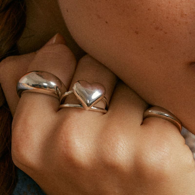 XPIER Heart bold silver925 Ring