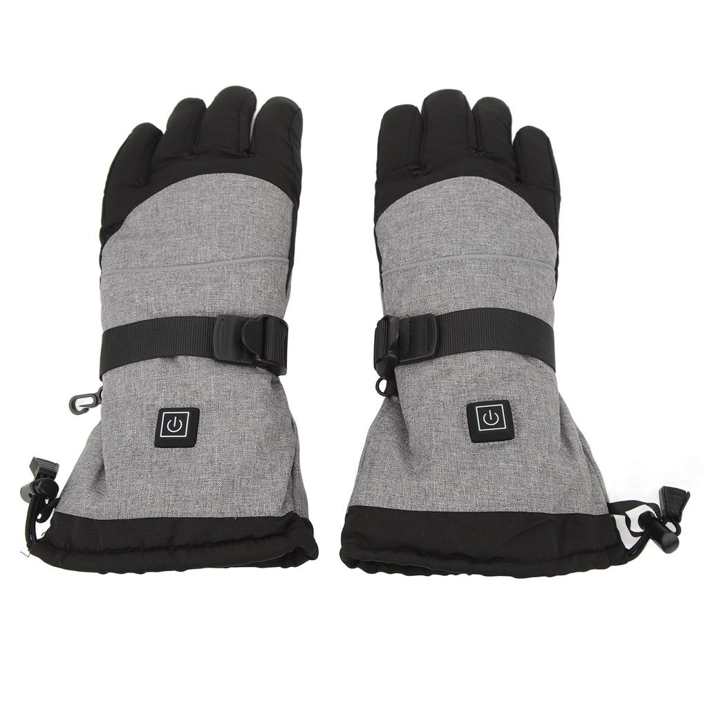 1 Pair Heated Gloves Warm Waterproof Winter Sports Cycling Riding Ski Electric Heated Gloves for