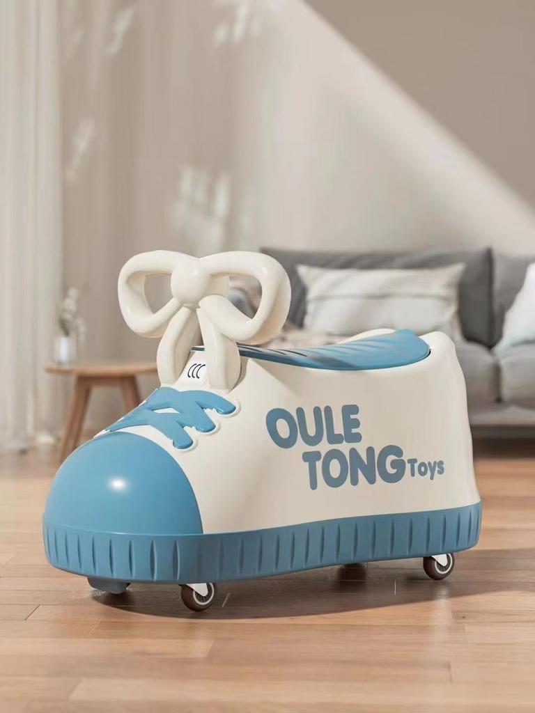 Peanut Car Music Walker for 1-3 Year Olds - Twist & Slide Shoe Car Gift