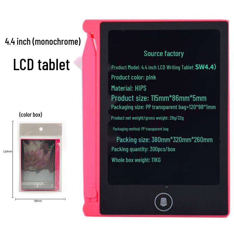 LCD Writing Tablet - 12"/10"/8.5"/4.4" Handwriting & Drawing Board for Kids