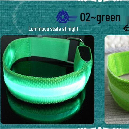 LED Reflective Safety Wristband for Night Sports and Events