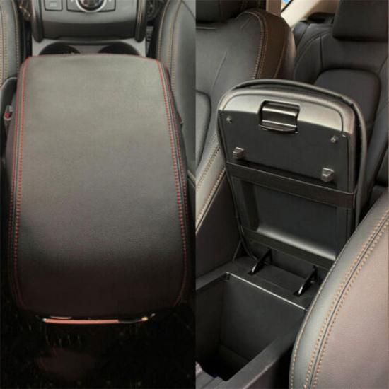 For Mazda CX-5 2017-24 Car Lid Armrest Cover Center Console Leather Protect Mat