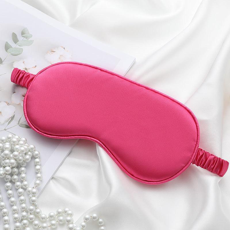 Double Sided Silk Eye Mask for Men Women Light Blocking Breathable for Travel Home Sleep Nap Rest