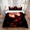 3pc Moonlit Butterflies Cover Set - 1 Quilt Cover + 2 Pillowcases, All Seasons Bedroom Setting, Perfect for Home095