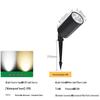 Waterproof Outdoor Tree Spotlight with Garden Ground Plug, Lawn Floodlight for Courtyard Landscapes