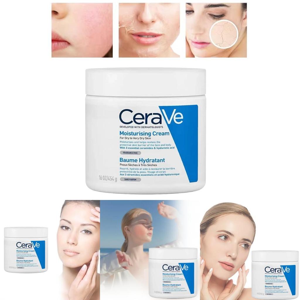 Cerave Hydrating Moisturizing Cream For All Skin Types Lightweight And Nourishing Formula
