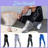 Leggings da Donna con Stampa di Lettere a Vita Alta con Elasticità e Design Push-Up per Fitness e Corsa