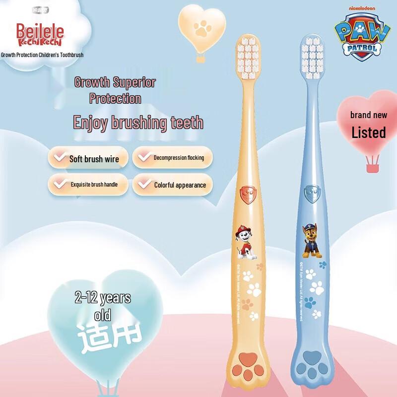 Paw Patrol Kids Soft Toothbrush 4-Pack