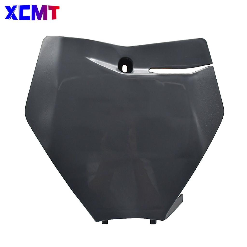Motorcycle Front Number Plate Plastic Cover Black White Orange For KTM EXC EXCF SX SXF XC XCF XCW XCFW 125 150 250 300 350 450