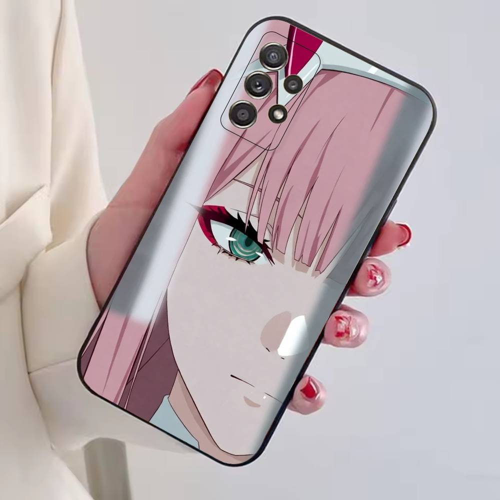 Lovely Zero Two 02 Hot Anime Phone Case For Samsung S25,S24,S21,S22,S23,S30,Ultra,S20,Plus,Fe,Lite,Note,10,Black Cover