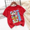 Paws Patrols Cool TShirt Skye Chase Summer Oneck Tops Boy Girl Number Tees Animal Baby Birthday Clothes Cartoon Casuals Tops