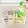 Wall Mounted Kitchen Sink Drain Rack Punch Free Suction Cup Sponge Holder  For Home Bathroom